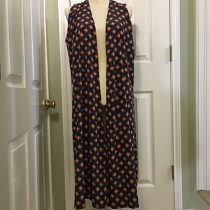 NWT LuLaRoe Sleeveless Long Cardigan Vest